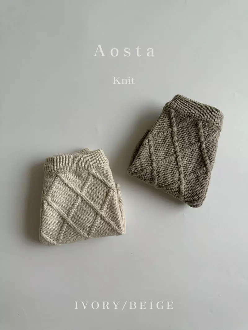 Aosta - Korean Children Fashion - #designkidswear - Dandy Knit Pants - 3