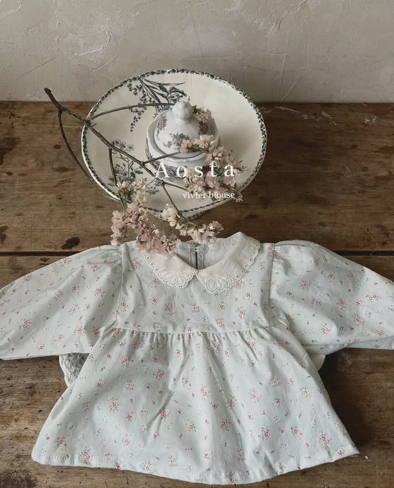 Aosta - Korean Children Fashion - #designkidswear - Vivie Blouse - 4