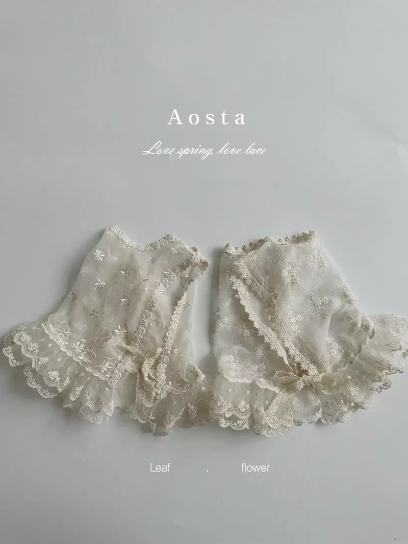 Aosta - Korean Children Fashion - #fashionkids - Lace Vest
