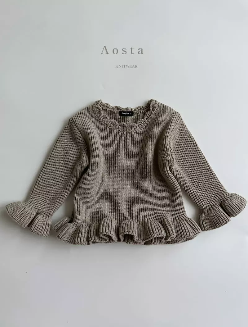 Aosta - Korean Children Fashion - #kidsshorts - Nijou Knit Tee - 2