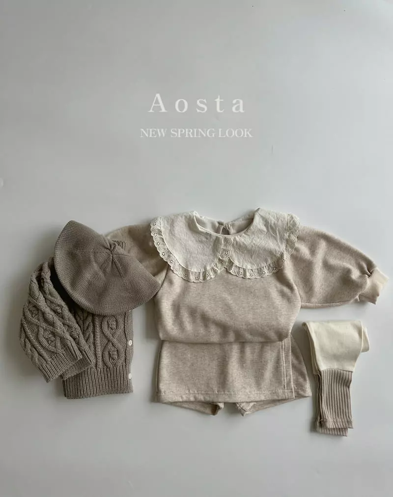 Aosta - Korean Children Fashion - #kidzfashiontrend - Bambam Frill Sweatshirt - 8