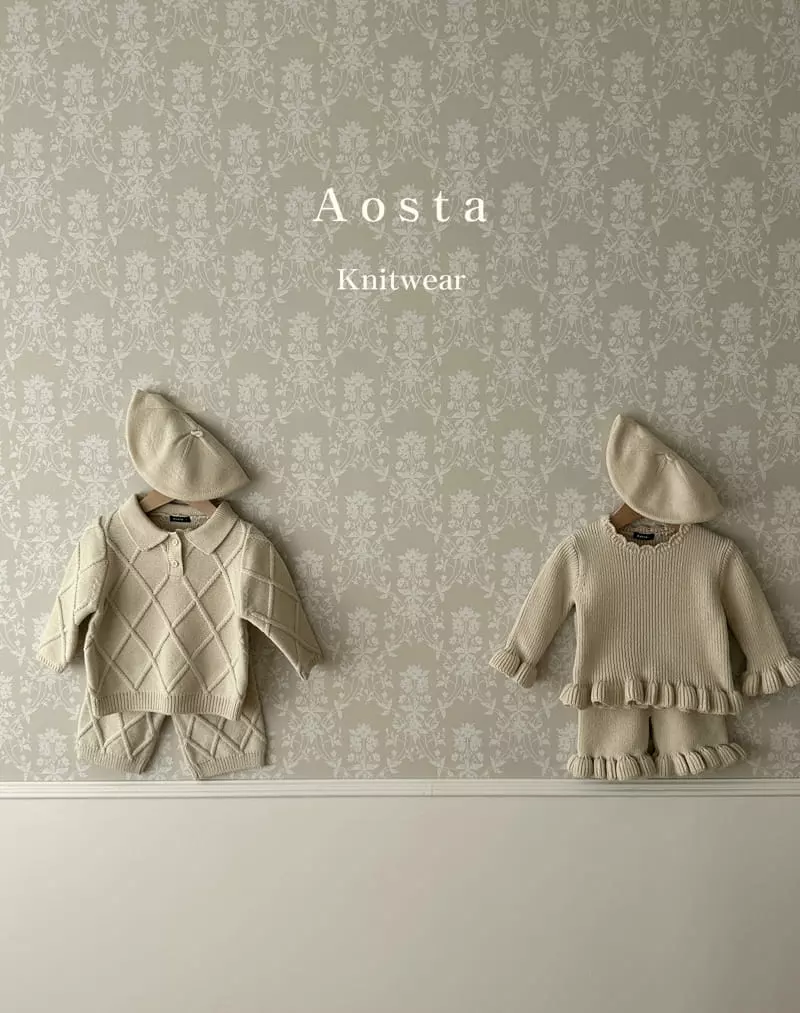 Aosta - Korean Children Fashion - #magicofchildhood - Dandy Knit Collar Tee - 9
