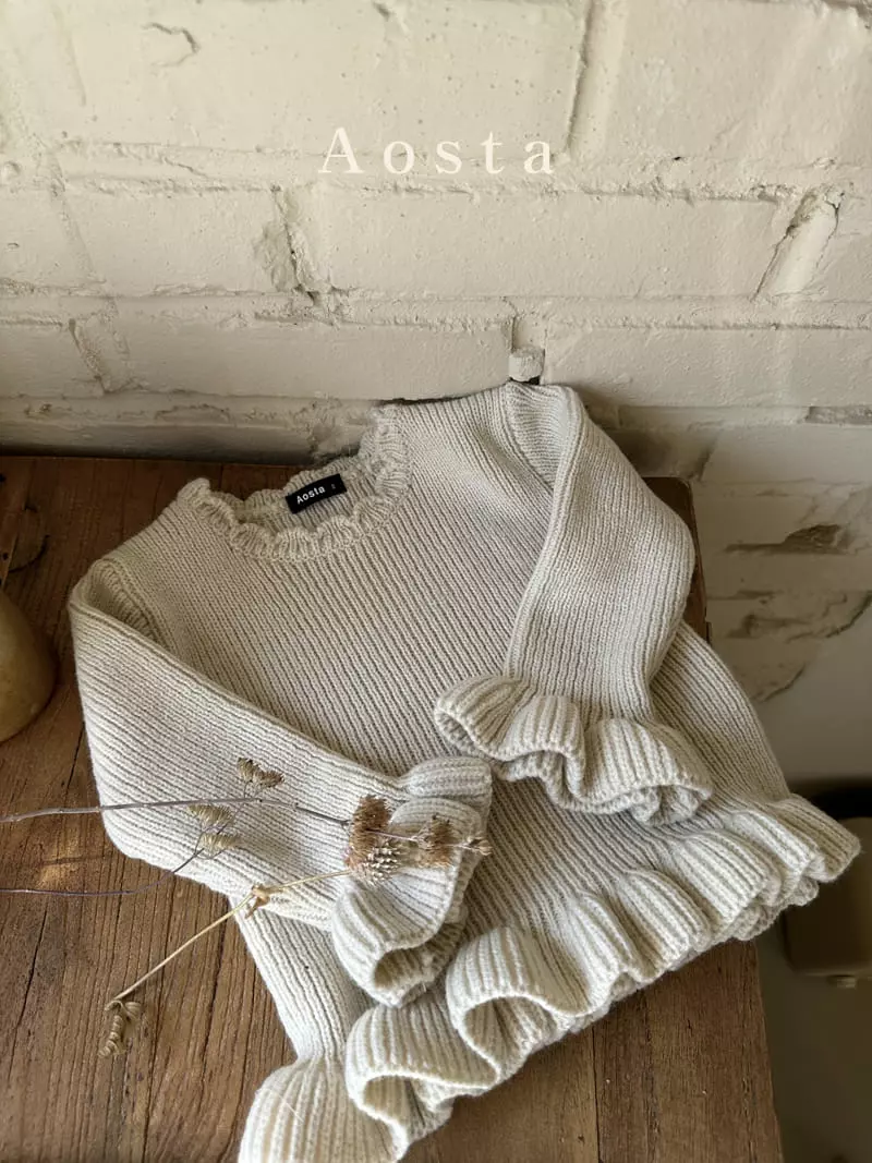 Aosta - Korean Children Fashion - #magicofchildhood - Nijou Knit Tee - 7