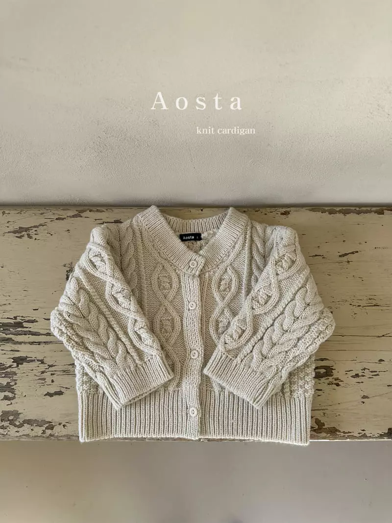 Aosta - Korean Children Fashion - #magicofchildhood - Twid Knit Cardigan - 6