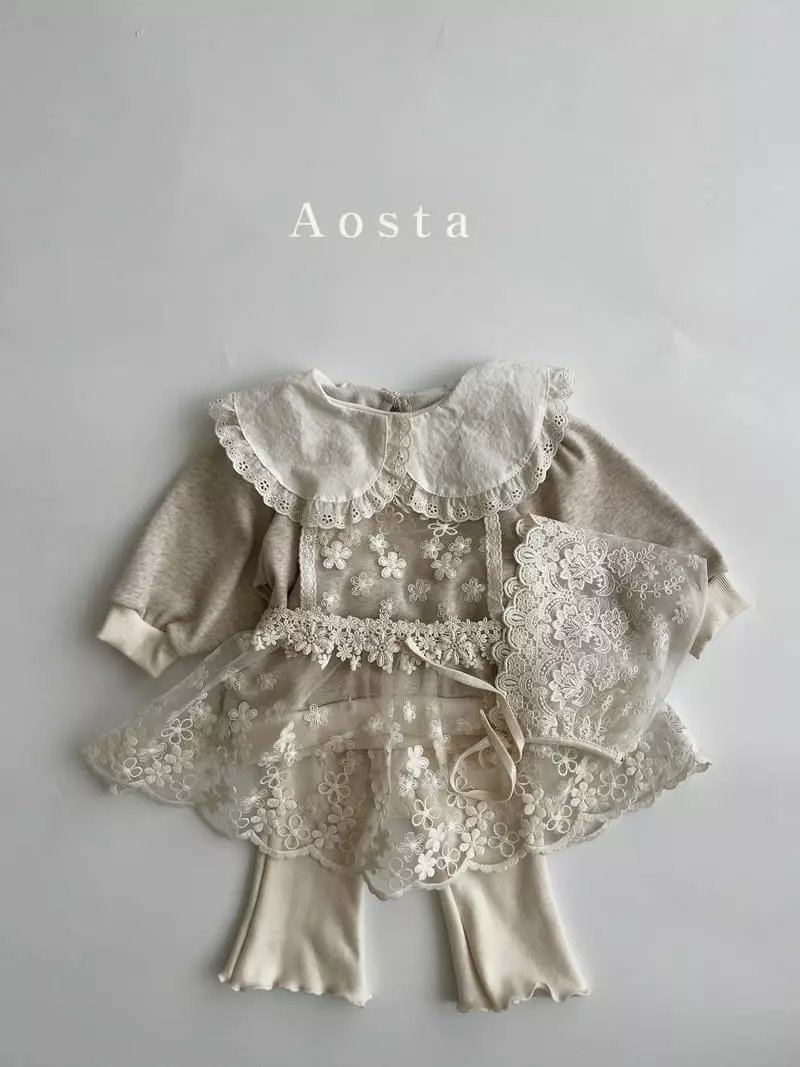 Aosta - Korean Children Fashion - #magicofchildhood - Bambam Frill Sweatshirt - 11