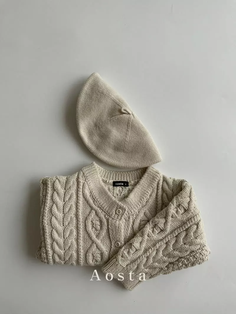 Aosta - Korean Children Fashion - #minifashionista - Twid Knit Cardigan - 7
