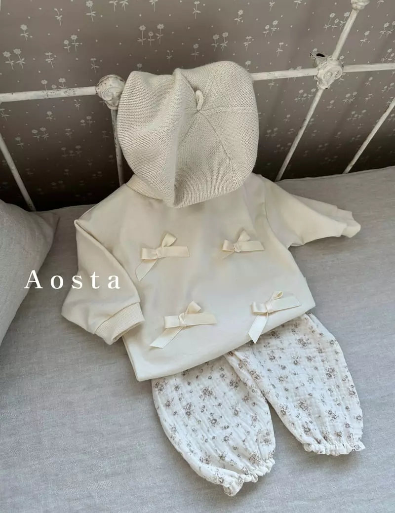Aosta - Korean Children Fashion - #prettylittlegirls - Ribbon Sweatshiurt - 11