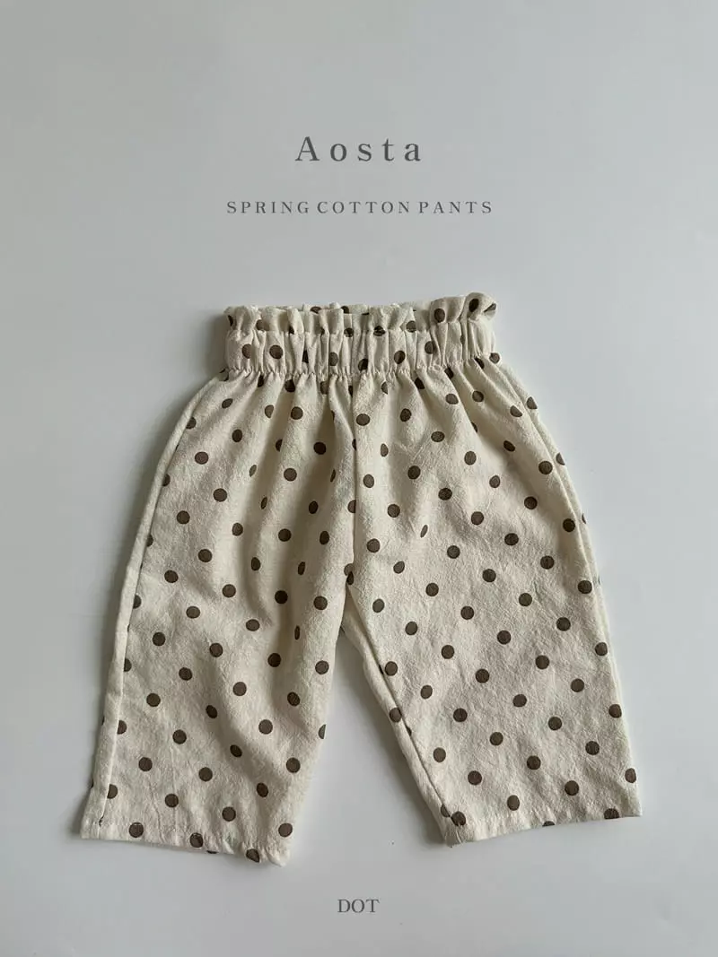Aosta - Korean Children Fashion - #stylishchildhood - Cotton Pants - 6