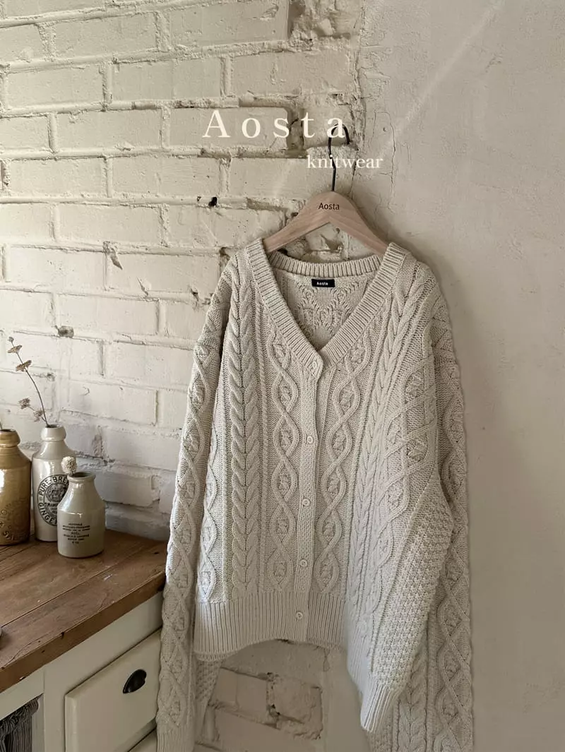 Aosta - Korean Women Fashion - #womensfashion - Mom Twid Knit Cardigan - 3