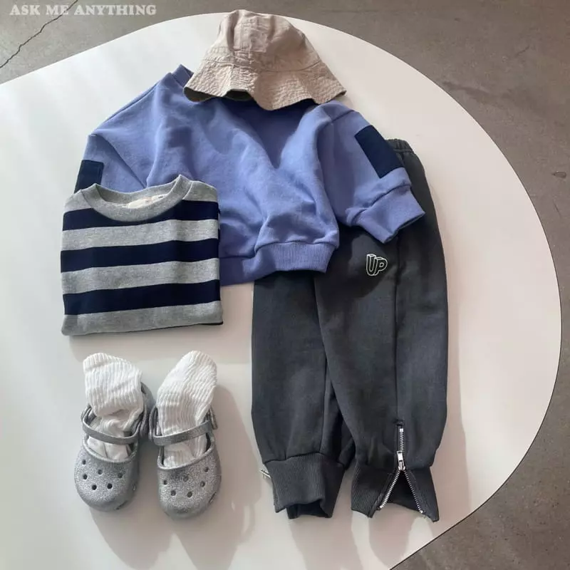 Ask Me Anything - Korean Children Fashion - #Kfashion4kids - Stripes Tee - 3