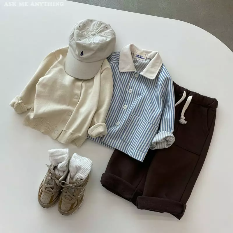Ask Me Anything - Korean Children Fashion - #designkidswear - Organic Cardigan - 3