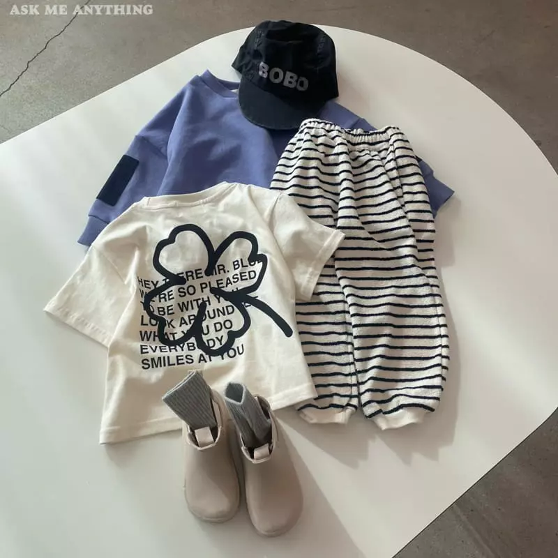 Ask Me Anything - Korean Children Fashion - #kidsshorts - Square Bread Sweatshirt - 2