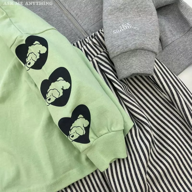 Ask Me Anything - Korean Children Fashion - #kidzfashiontrend - Sunshine Hoody Zip-up - 3