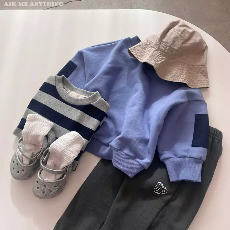 Ask Me Anything - Korean Children Fashion - #Kfashion4kids - Stripes Tee - 4