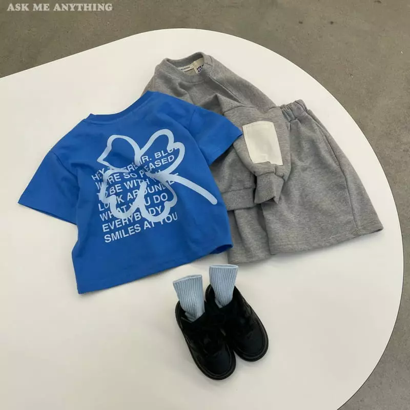 Ask Me Anything - Korean Children Fashion - #magicofchildhood - Clover Short Sleeves Tee