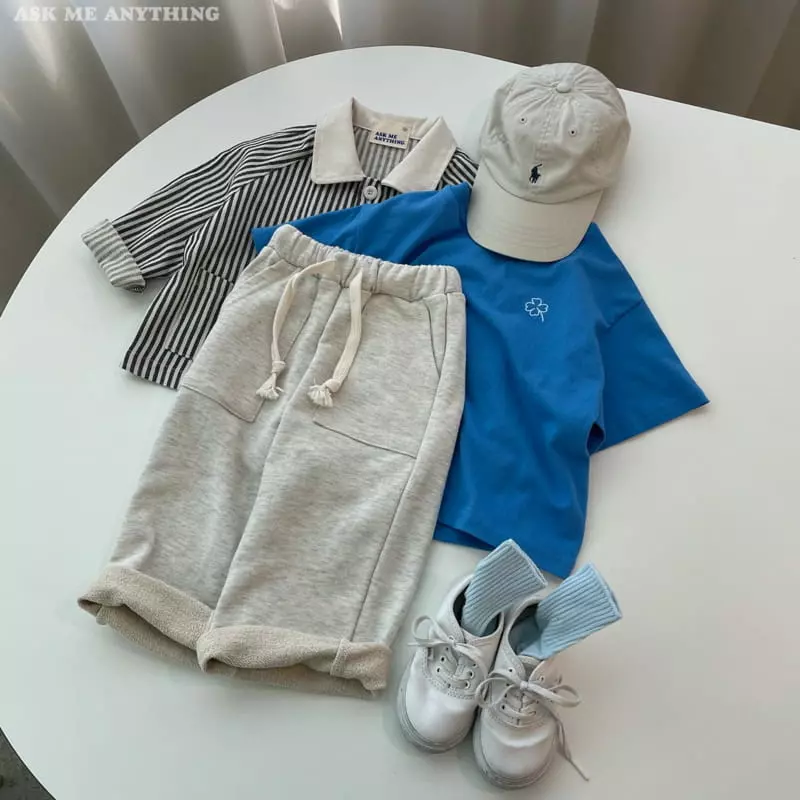 Ask Me Anything - Korean Children Fashion - #prettylittlegirls - Clover Short Sleeves Tee - 4