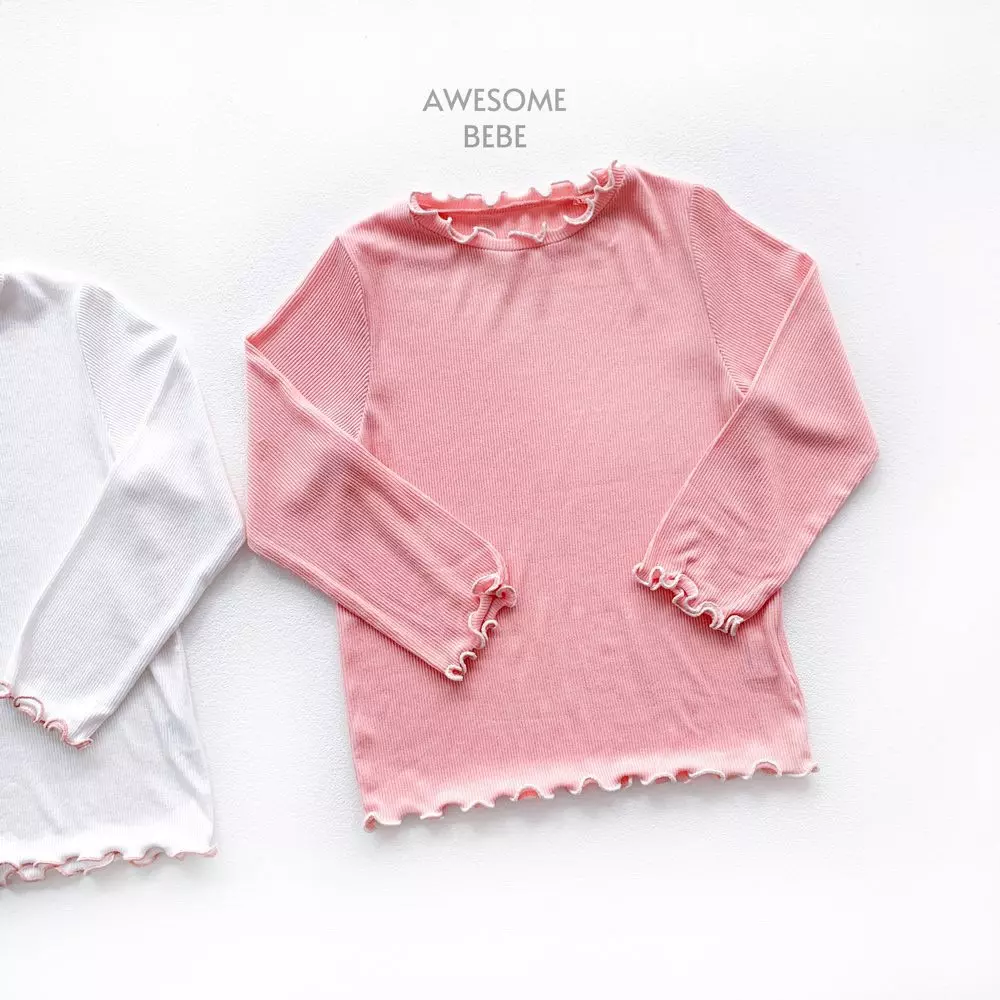 Awesome Bebe - Korean Children Fashion - #childrensboutique - Rib Terry Tee