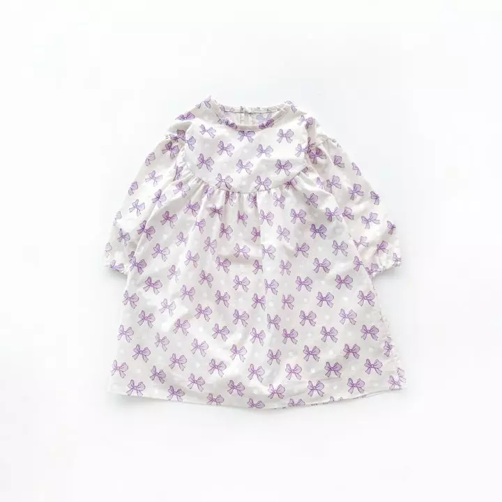 Awesome Bebe - Korean Children Fashion - #discoveringself - Ribbon One-piece - 5