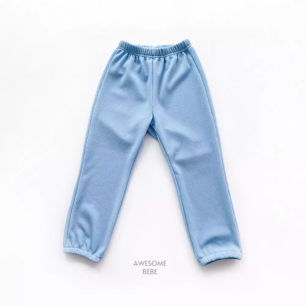Awesome Bebe - Korean Children Fashion - #fashionkids - Rib Pants - 3