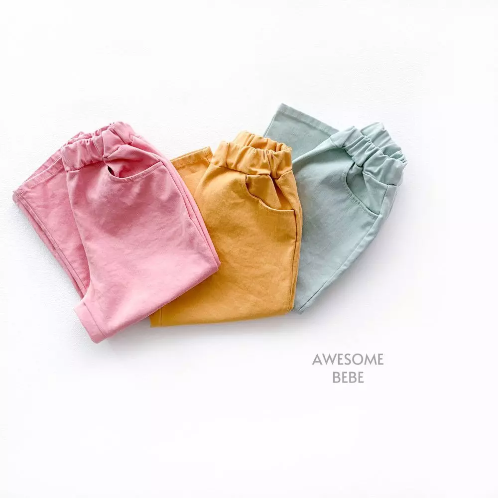 Awesome Bebe - Korean Children Fashion - #littlefashionista - Spring Cotton Pants - 3