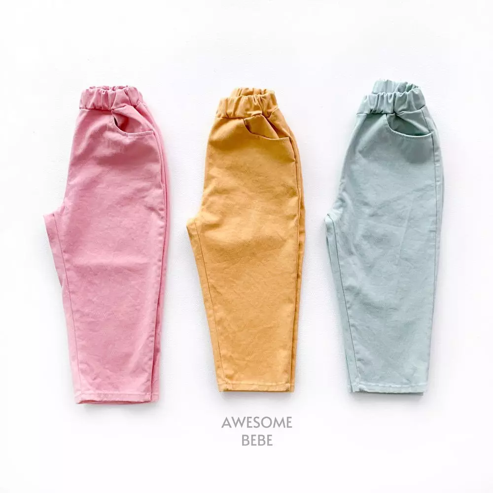 Awesome Bebe - Korean Children Fashion - #minifashionista - Spring Cotton Pants - 5