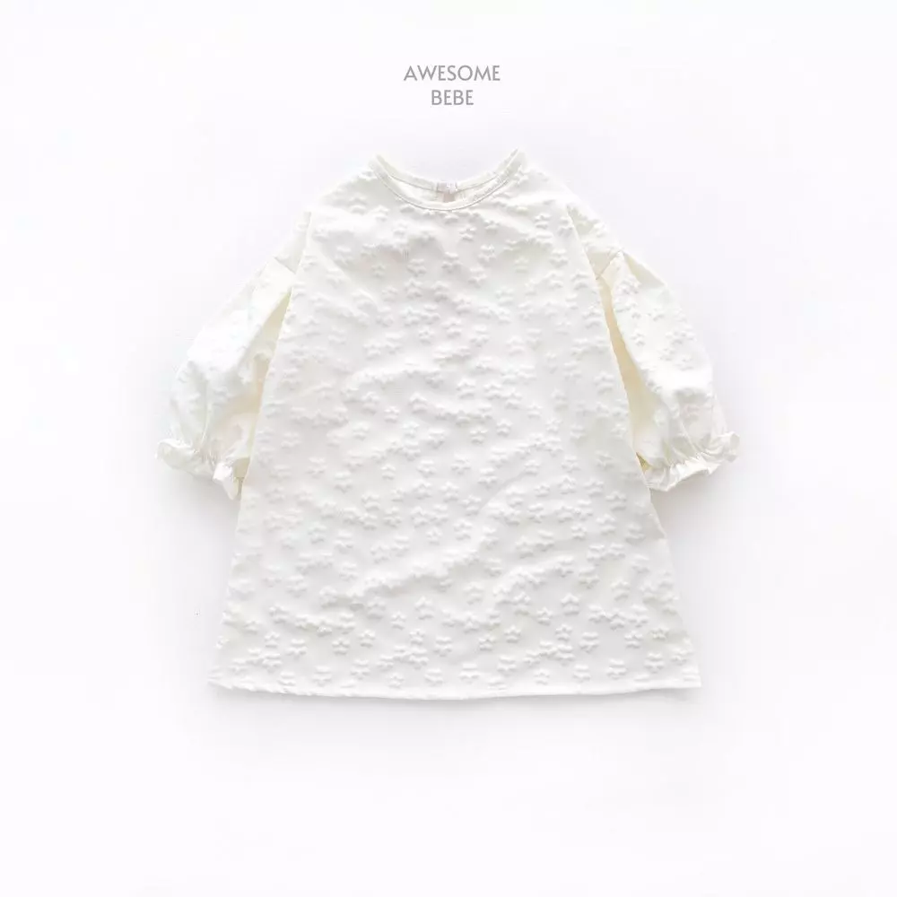 Awesome Bebe - Korean Children Fashion - #minifashionista - Vanilla Flower One-piece - 4