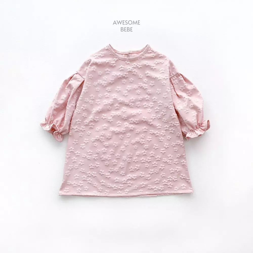Awesome Bebe - Korean Children Fashion - #todddlerfashion - Vanilla Flower One-piece - 5