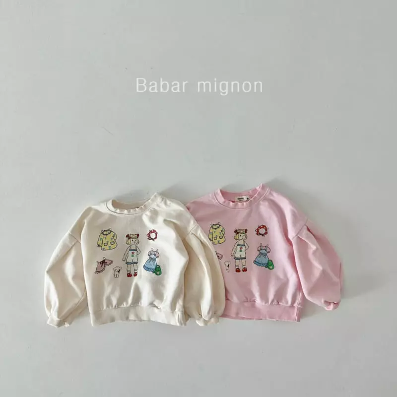 Babar Mignon - Korean Children Fashion - #Kfashion4kids - Doll Sweatshirt