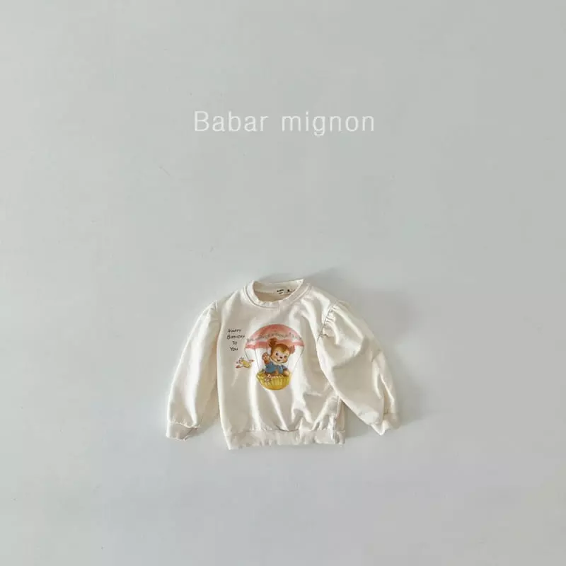 Babar Mignon - Korean Children Fashion - #childofig - Hot Air Balloon Sweatshirt - 8