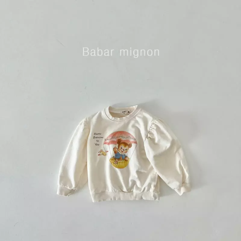 Babar Mignon - Korean Children Fashion - #childofig - Hot Air Balloon Sweatshirt - 9