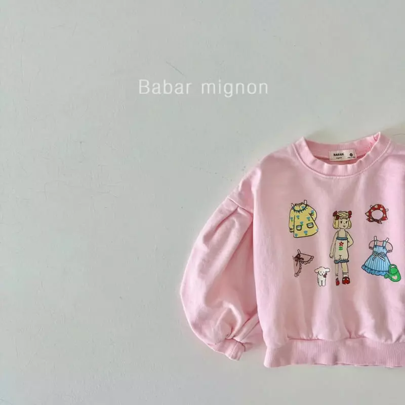 Babar Mignon - Korean Children Fashion - #childofig - Doll Sweatshirt - 6