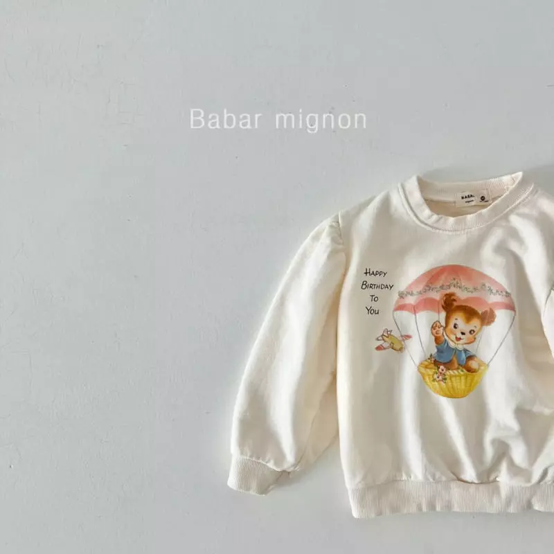 Babar Mignon - Korean Children Fashion - #childrensboutique - Hot Air Balloon Sweatshirt - 10