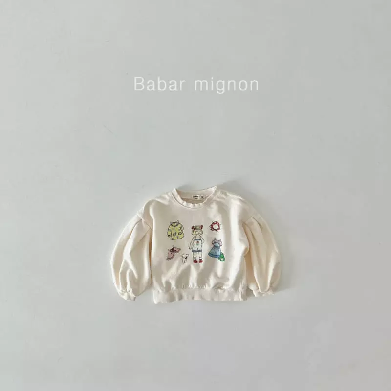 Babar Mignon - Korean Children Fashion - #childrensboutique - Doll Sweatshirt - 8