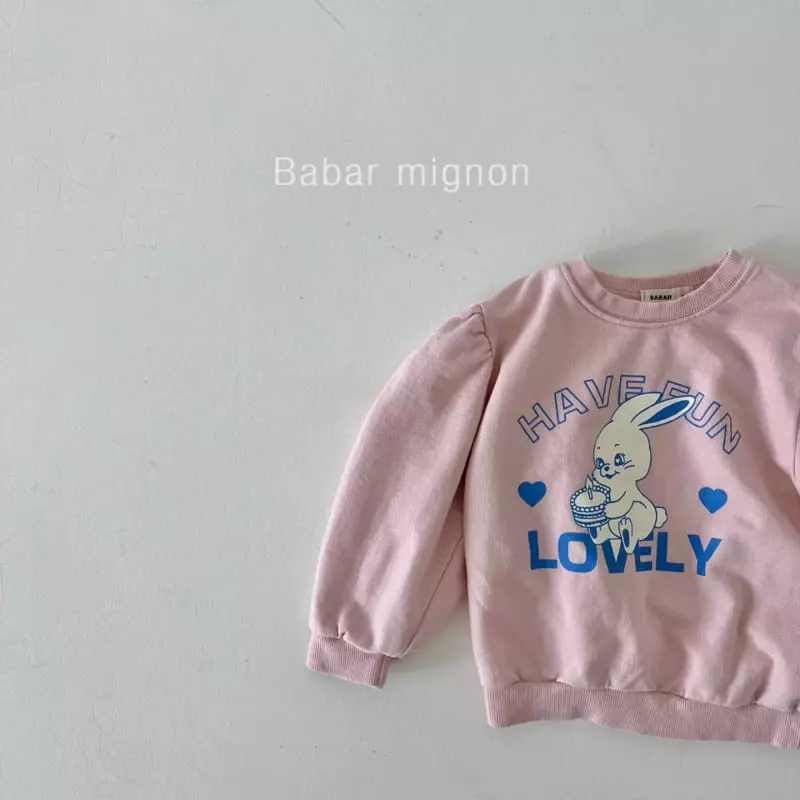 Babar Mignon - Korean Children Fashion - #designkidswear - Rabbit Sweatshirt - 10