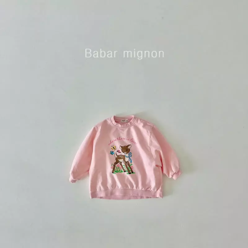Babar Mignon - Korean Children Fashion - #designkidswear - Bambi Long Sweatshirt - 8