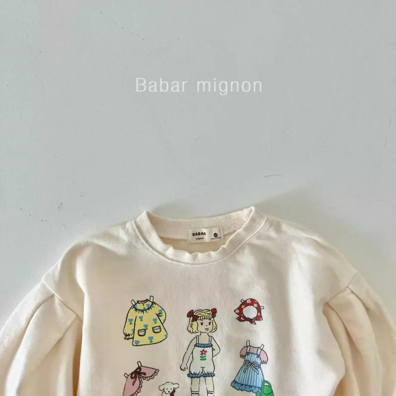 Babar Mignon - Korean Children Fashion - #fashionkids - Doll Sweatshirt - 11