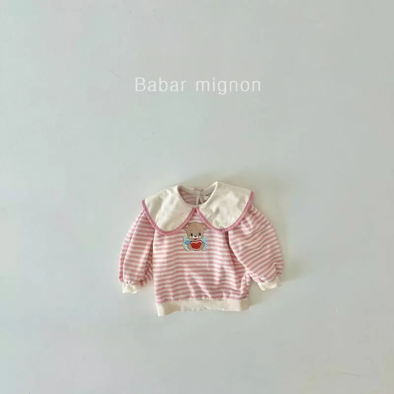 Babar Mignon - Korean Children Fashion - #fashionkids - Bear Collar Sweatshirt - 6