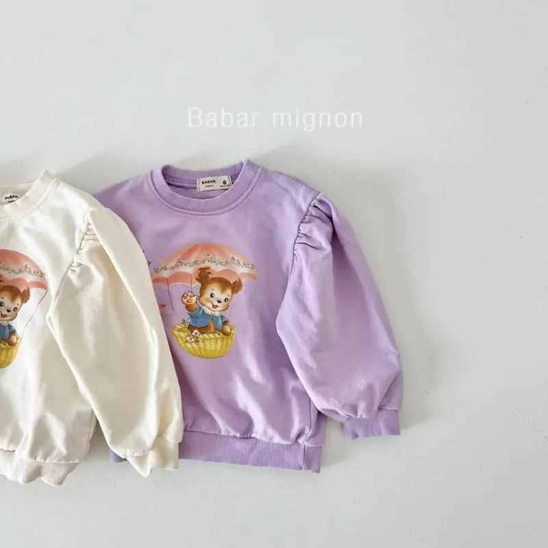 Babar Mignon - Korean Children Fashion - #kidzfashiontrend - Hot Air Balloon Sweatshirt - 2