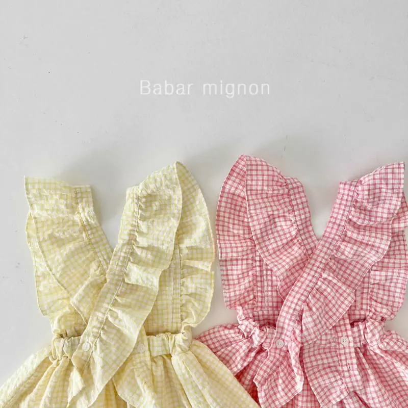 Babar Mignon - Korean Children Fashion - #kidzfashiontrend - Dungarees Skirt - 5