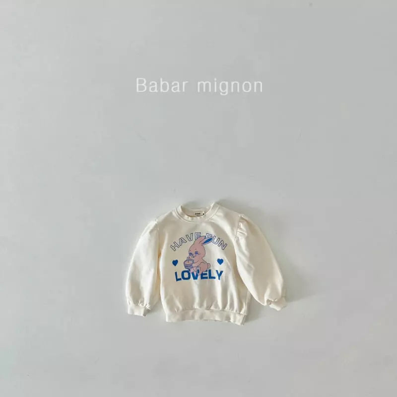 Babar Mignon - Korean Children Fashion - #littlefashionista - Rabbit Sweatshirt - 4