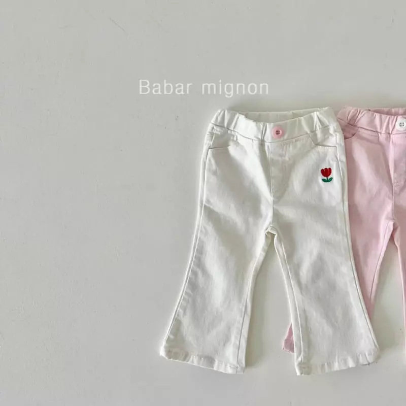 Babar Mignon - Korean Children Fashion - #minifashionista - Flower PAnts - 2