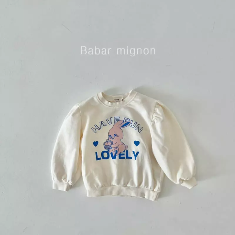 Babar Mignon - Korean Children Fashion - #minifashionista - Rabbit Sweatshirt - 5