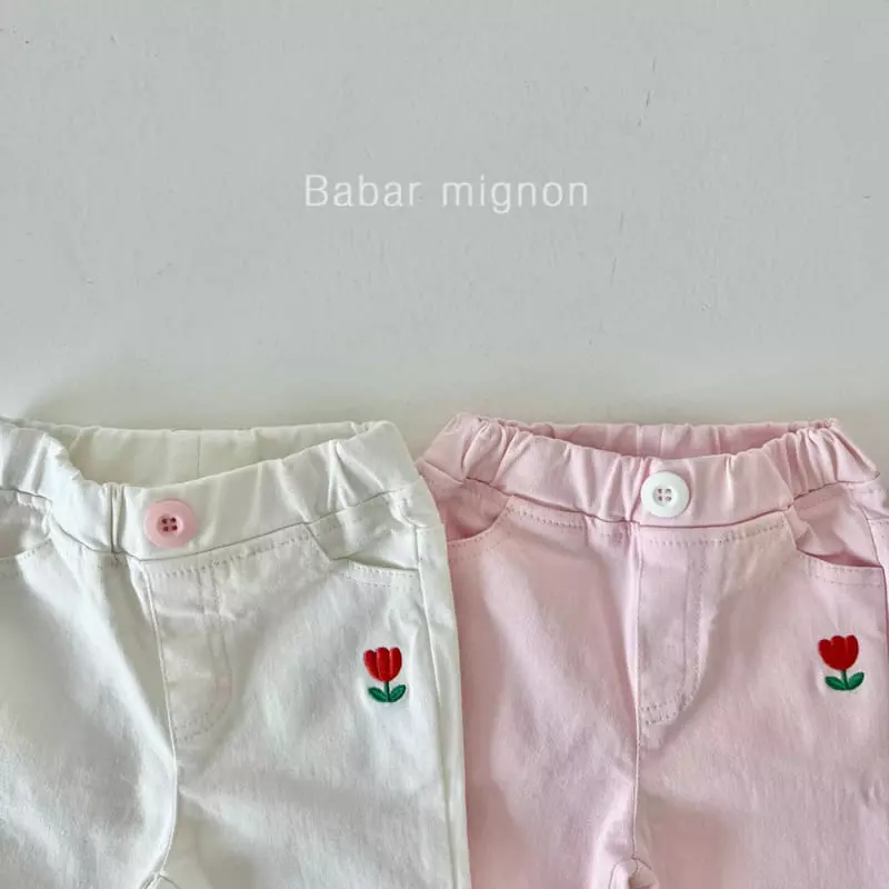 Babar Mignon - Korean Children Fashion - #prettylittlegirls - Flower PAnts - 3
