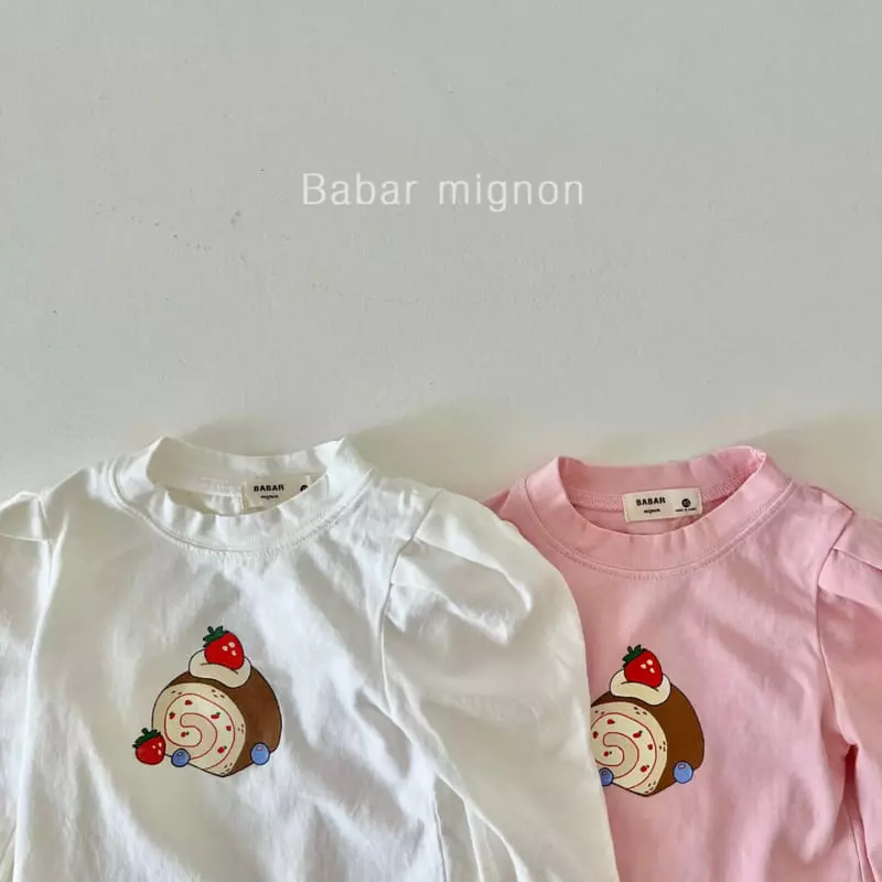 Babar Mignon - Korean Children Fashion - #prettylittlegirls - Cake Puff Tee - 3