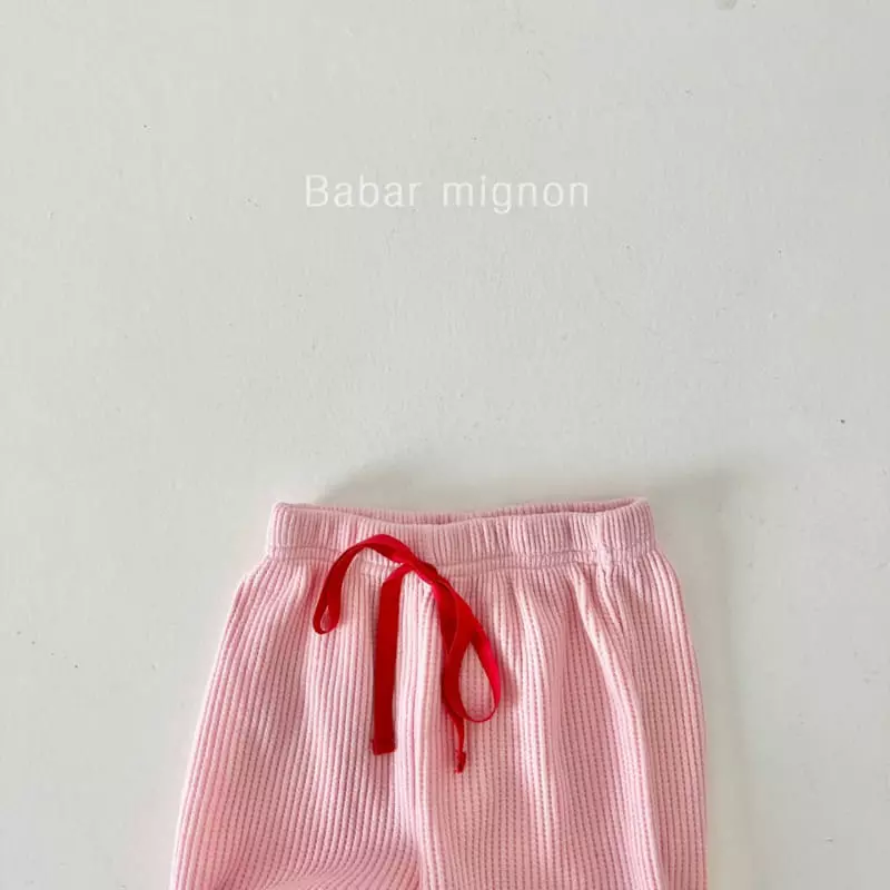Babar Mignon - Korean Children Fashion - #toddlerclothing - Waffle Pants - 7