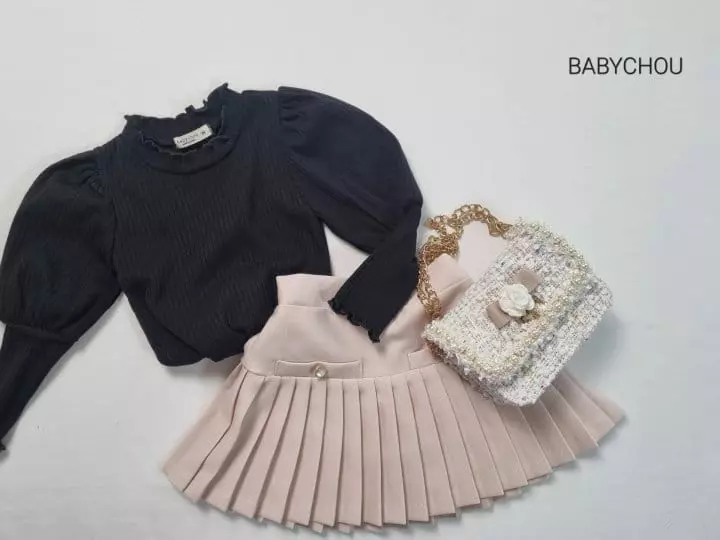 Babychou - Korean Children Fashion - #childrensboutique - Jenny Tee - 10