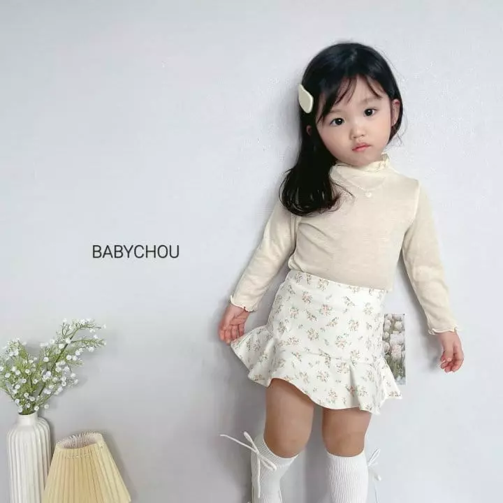 Babychou - Korean Children Fashion - #childrensboutique - Loe Turtleneck Tee - 8