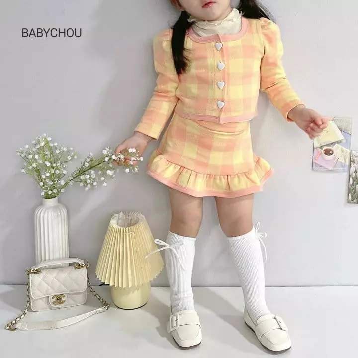 Babychou - Korean Children Fashion - #designkidswear - Bli Top Bottom Set - 12