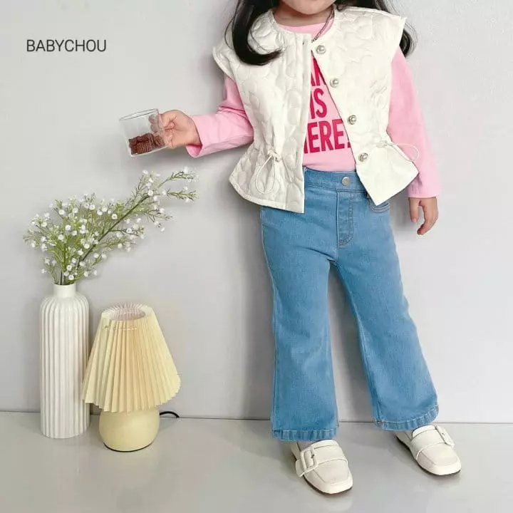 Babychou - Korean Children Fashion - #kidsshorts - Bibi Vest - 7