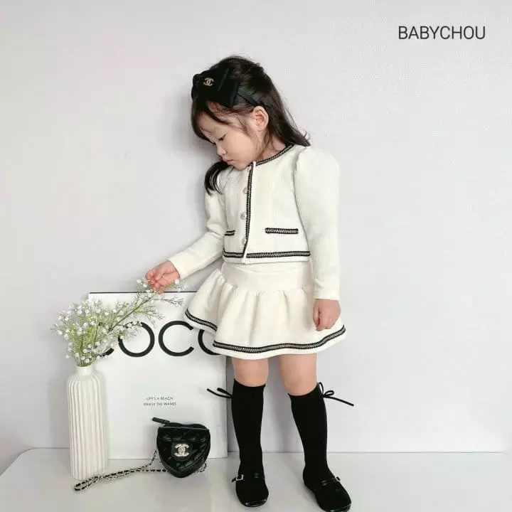 Babychou - Korean Children Fashion - #kidsstore - Blush Top Bottom Set - 6